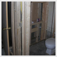 Basement Bathroom Installation